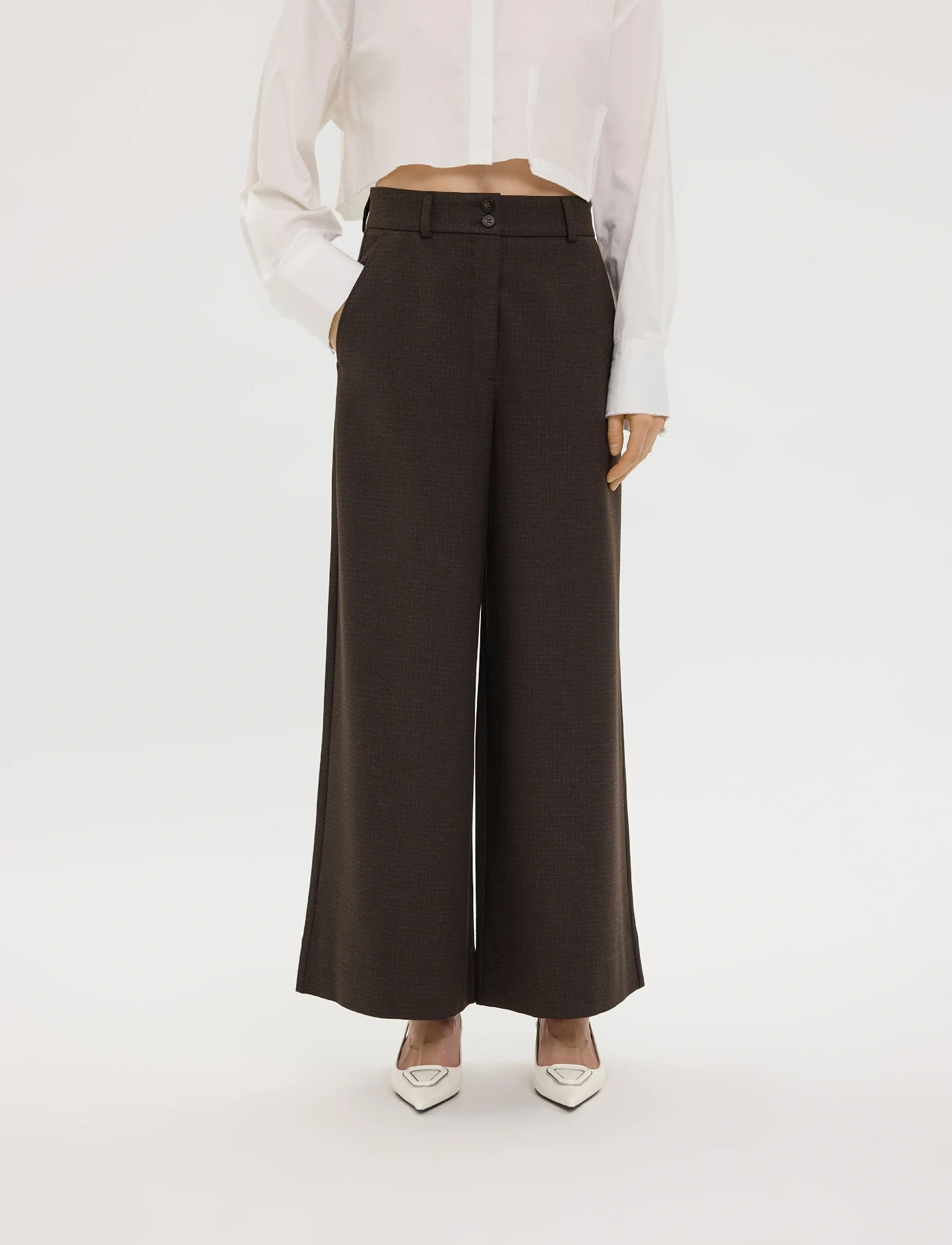 FIVEUNITS - LauraFV - party wear at outlet prices - mocca check - 3