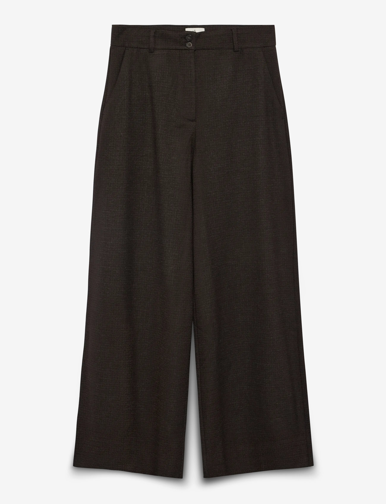 FIVEUNITS - LauraFV - hosen mit weitem bein - mocca check - 0