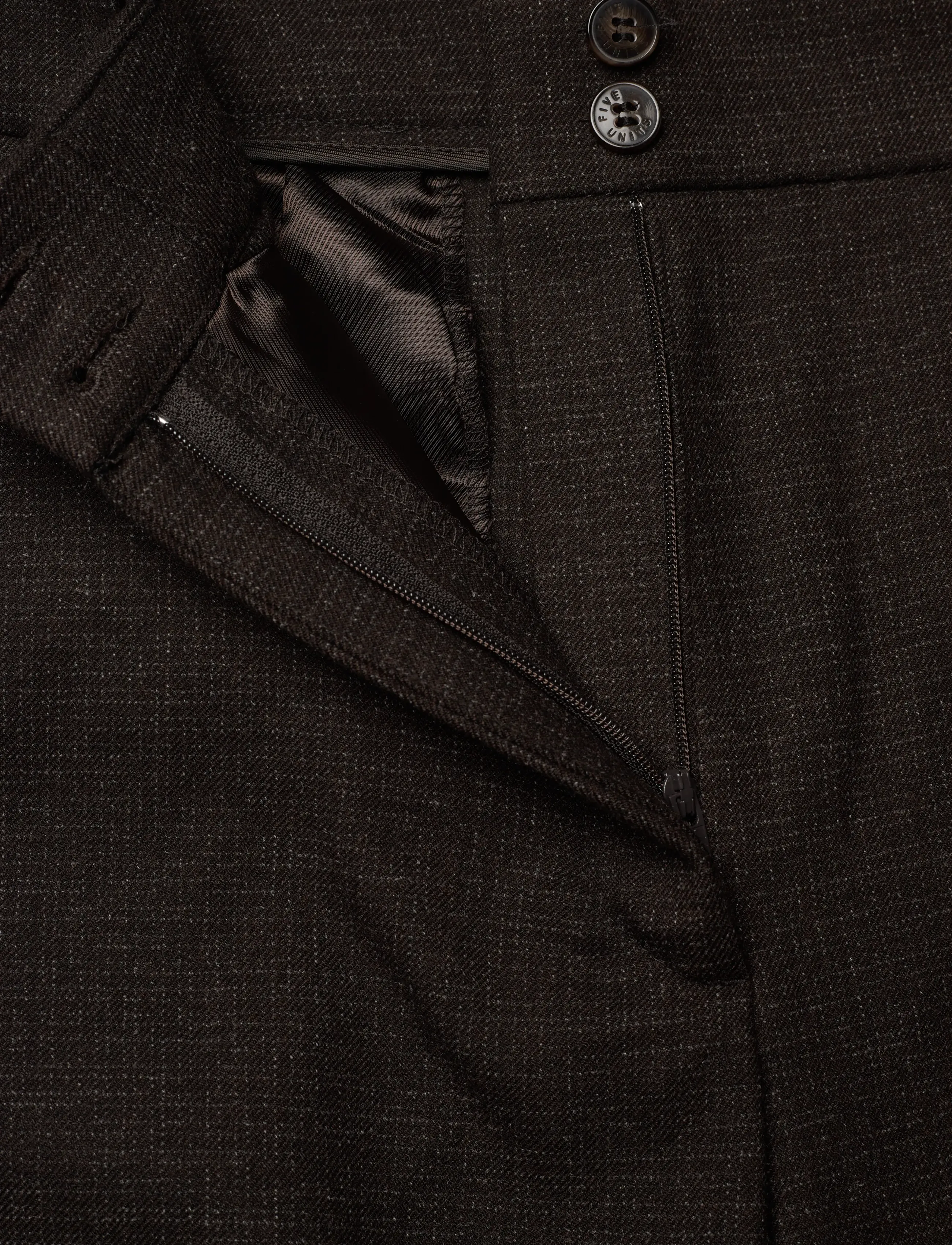 FIVEUNITS - LauraFV - party wear at outlet prices - mocca check - 5