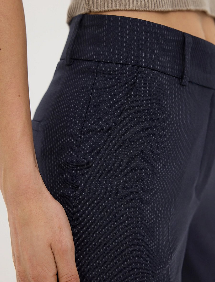FIVEUNITS - ClaraFV - flare bukser - navy mini pin - 3