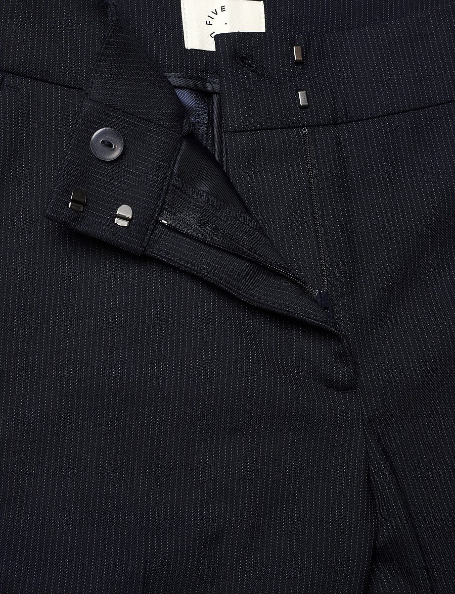 FIVEUNITS - ClaraFV - flare bukser - navy mini pin - 4