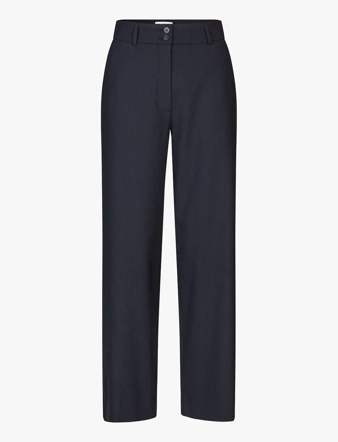 FIVEUNITS - SophiaFV - tailored trousers - navy mini pin - 1
