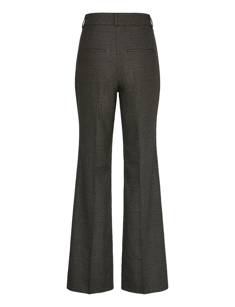 FIVEUNITS - OliviaFV - flare bukser - black coffee fusion - 2