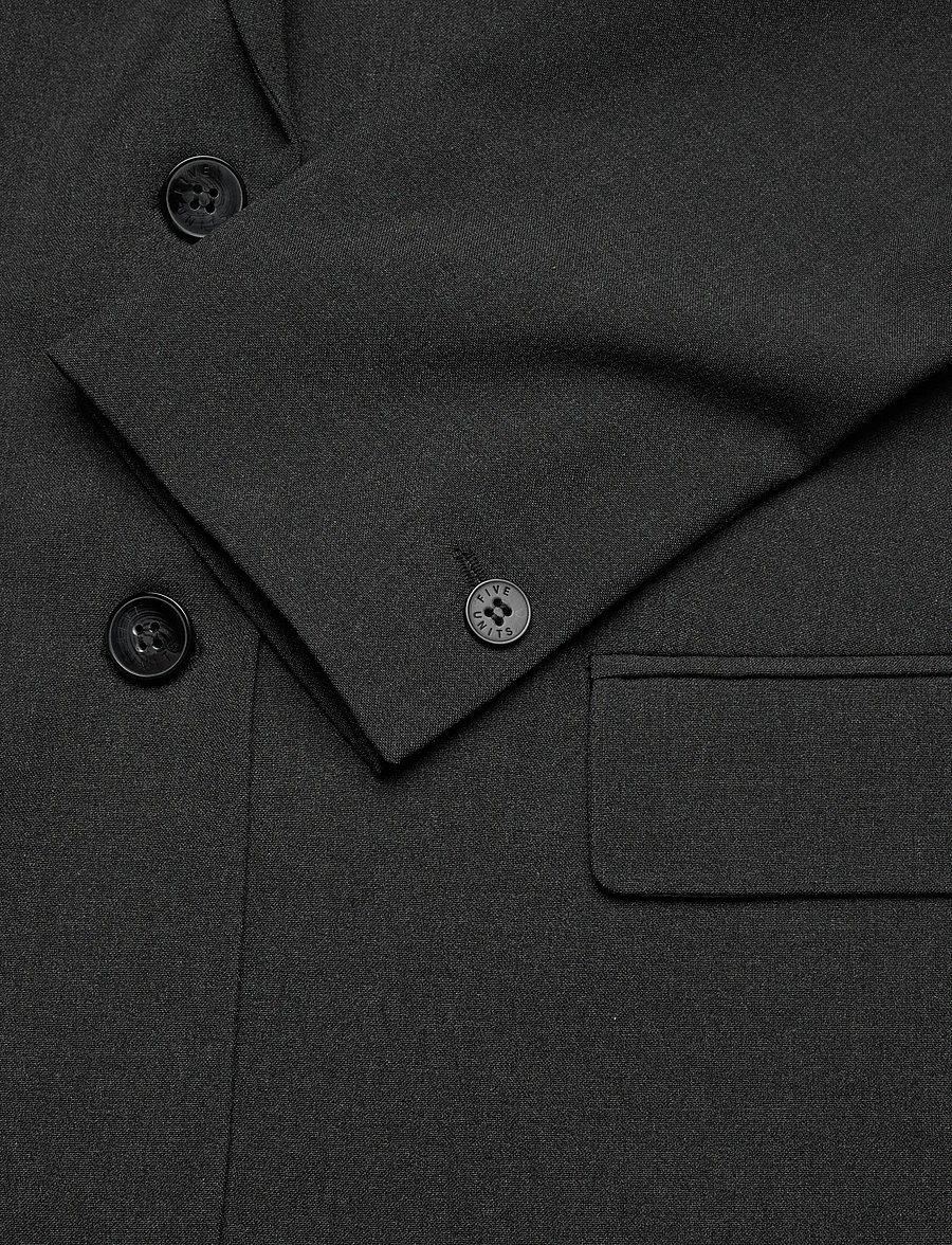 FIVEUNITS - HannahFV - einreihige blazer - charcoal melange - 4