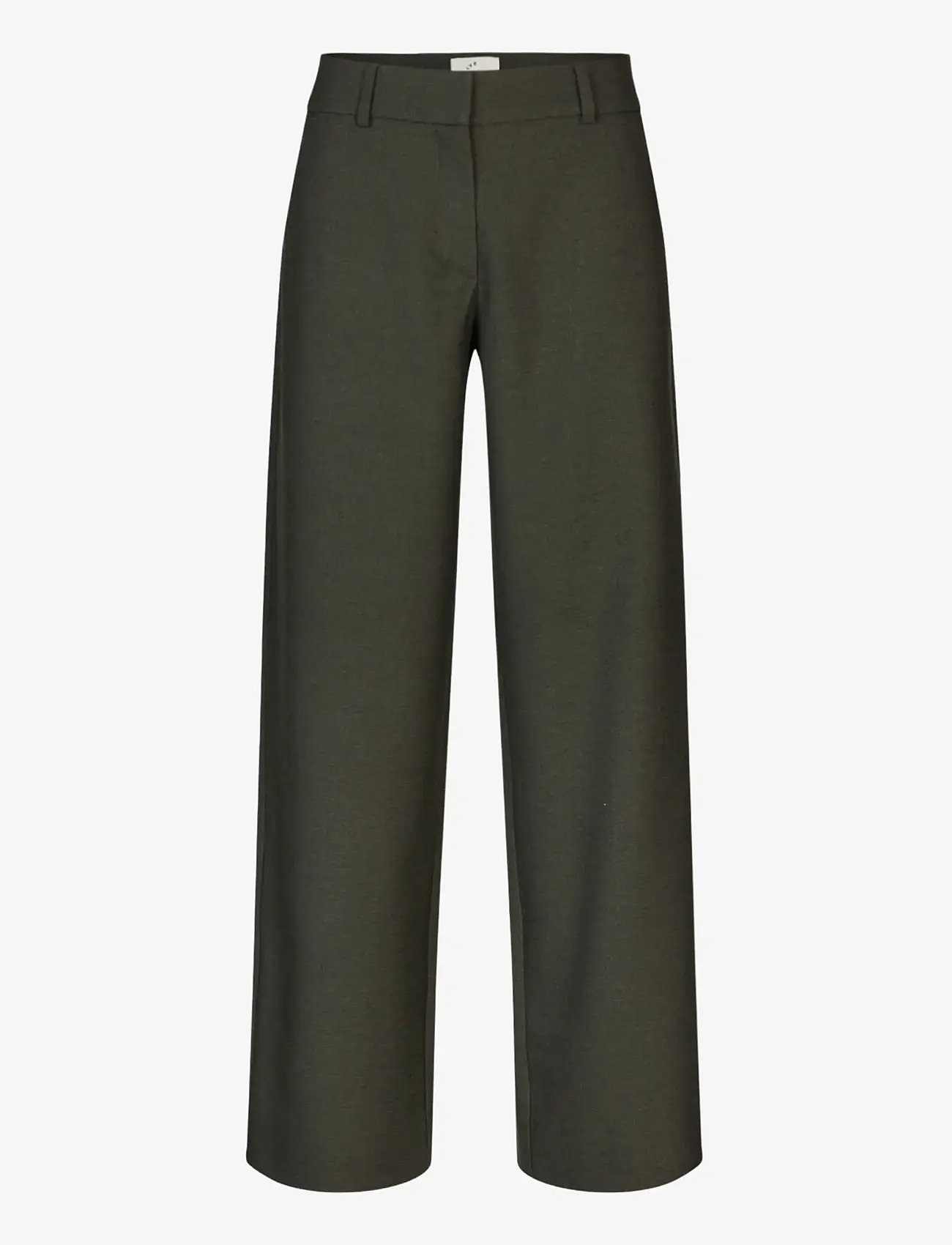 FIVEUNITS - DenaFV - kostymbyxor - dark green melange - 3