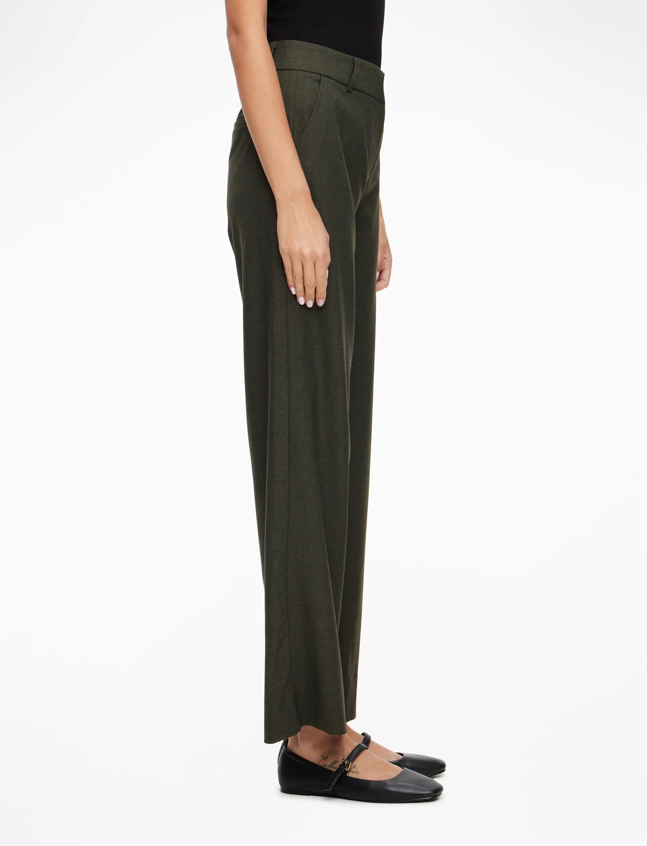 FIVEUNITS - DenaFV - formell - dark green melange - 2