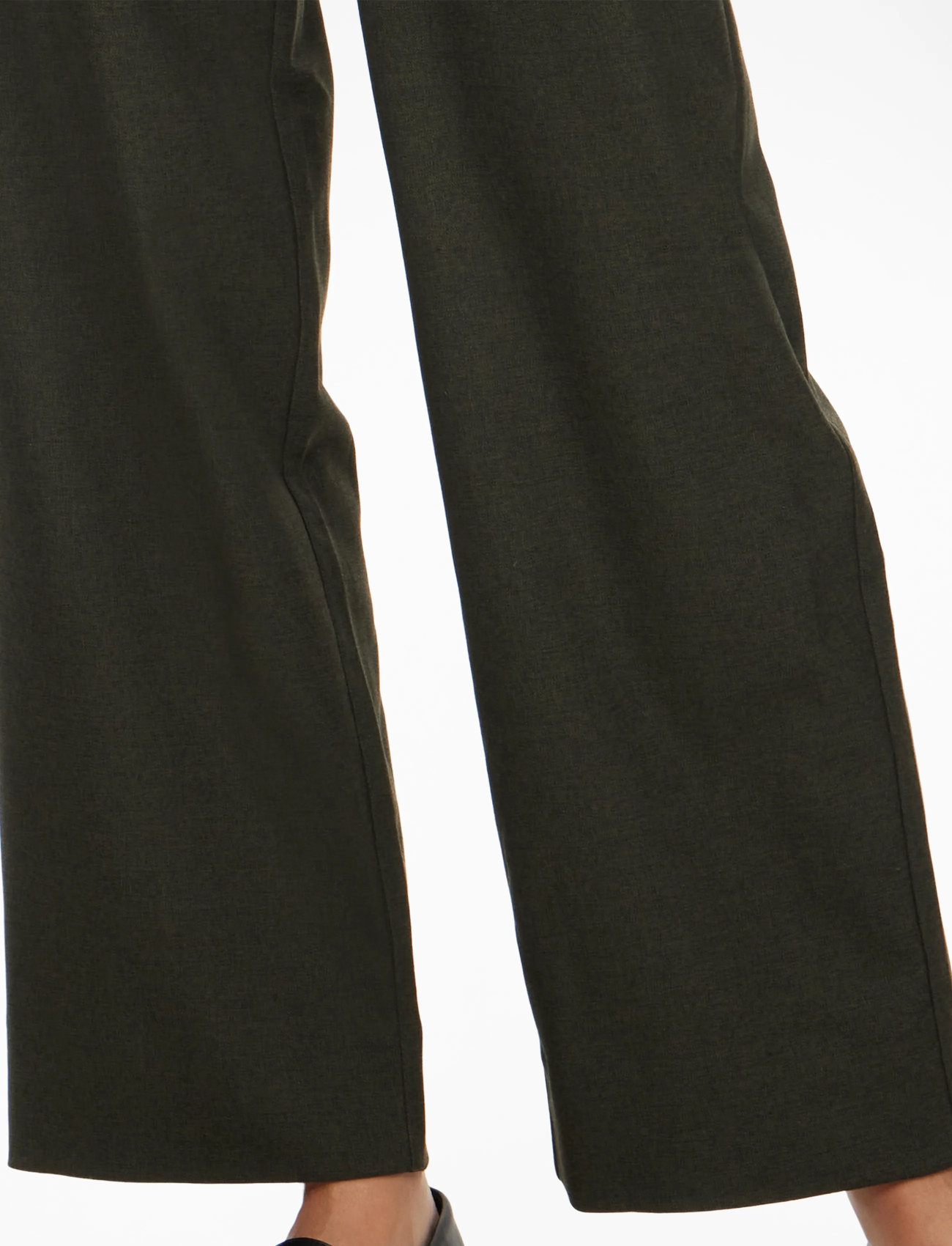 FIVEUNITS - DenaFV - kostymbyxor - dark green melange - 2