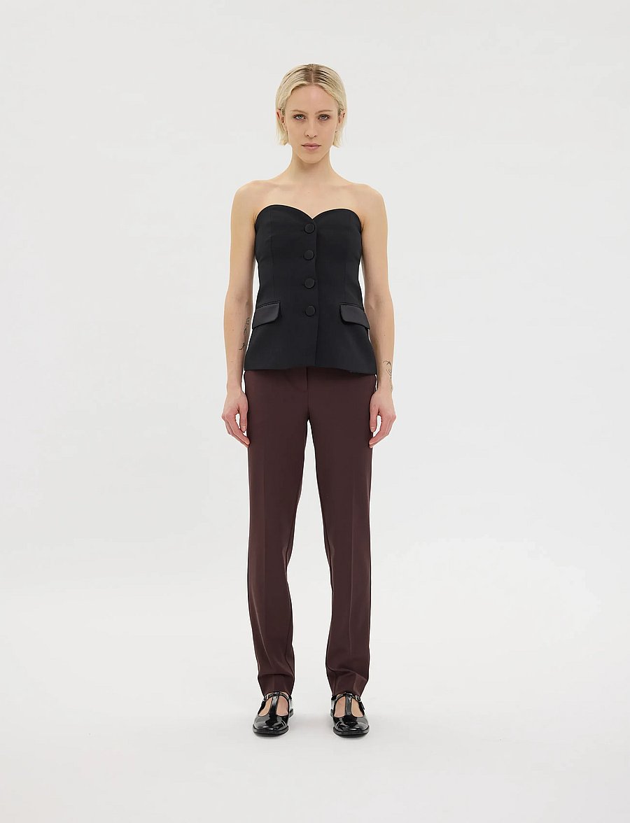 FIVEUNITS - JuliaFV - pantalons - deep garnet - 0