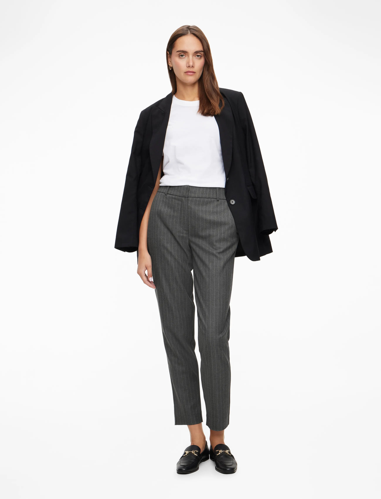 FIVEUNITS - KaisaFV - slim fit trousers - meteorite pinstripe - 1