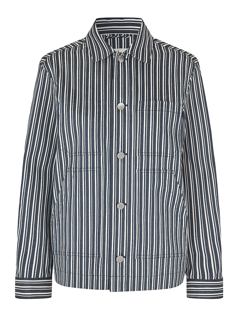 FIVEUNITS - StellaFV - forårsjakker - indigo stripe - 1