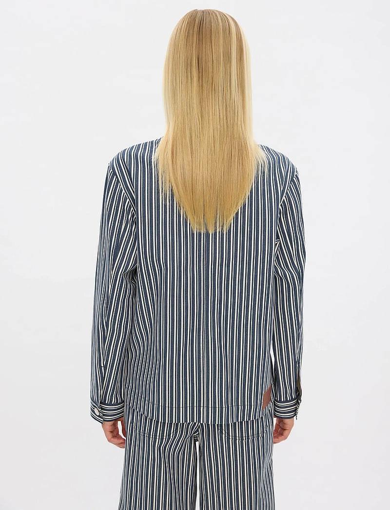 FIVEUNITS - StellaFV - forårsjakker - indigo stripe - 3