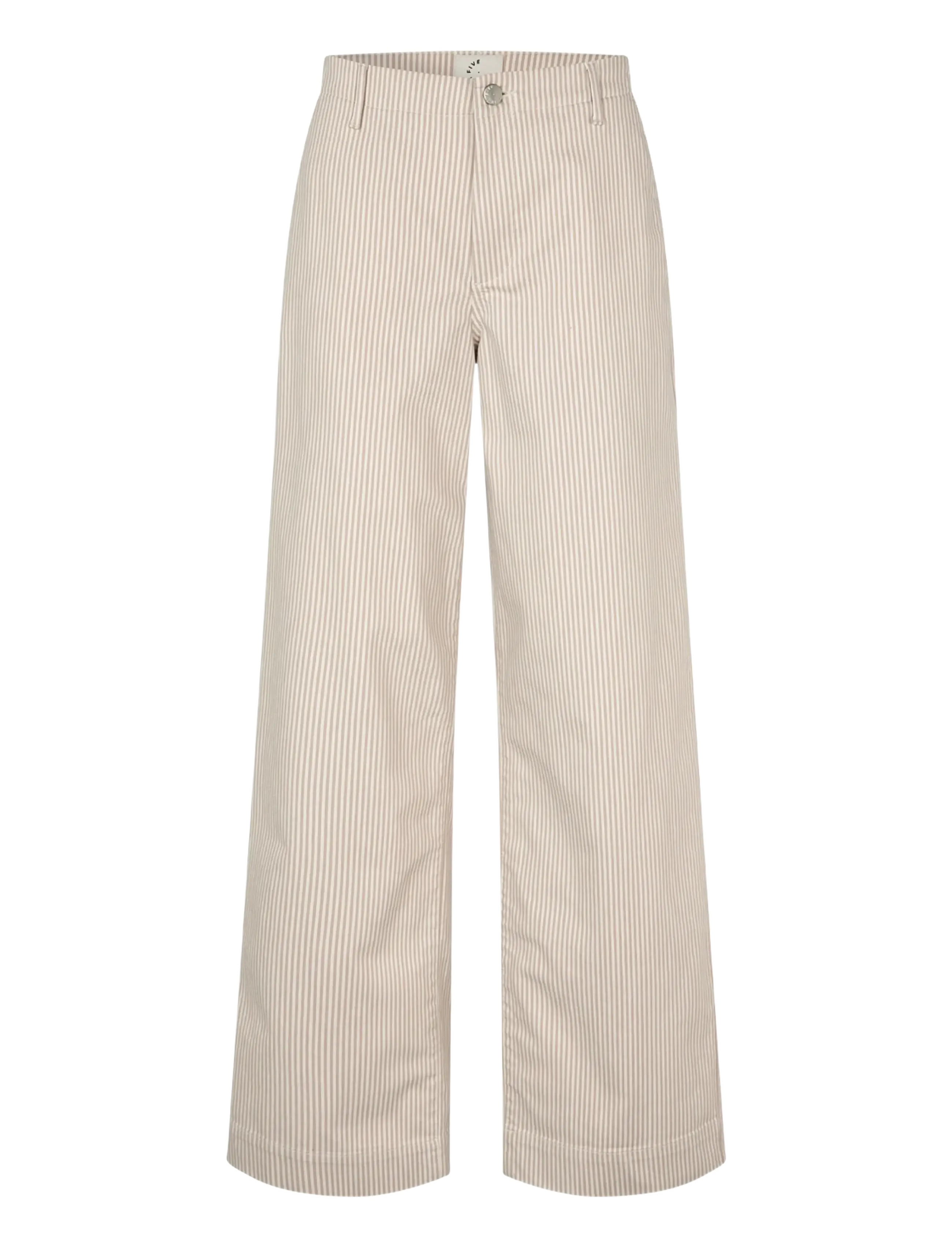 FIVEUNITS EricaFV - Five Units - OAT MILK STRIPE / beige