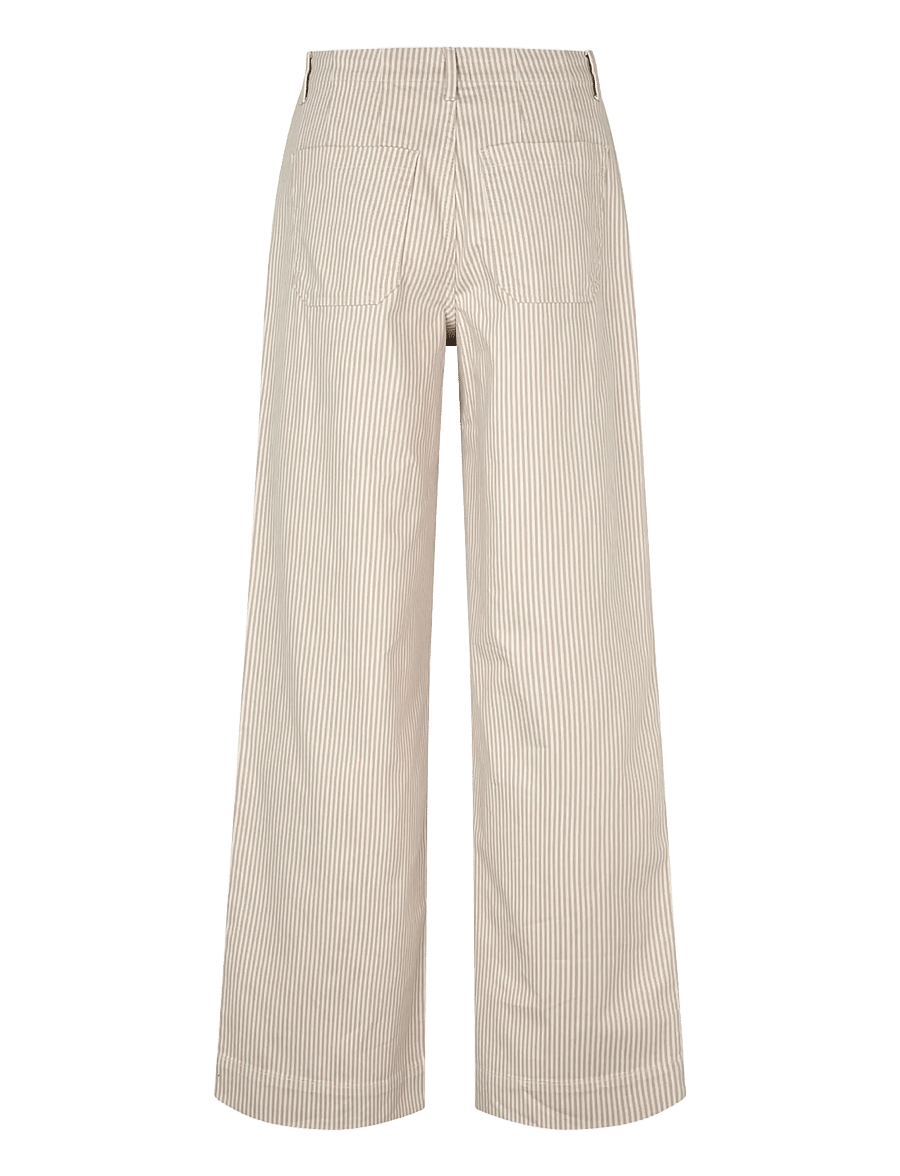FIVEUNITS - EricaFV - vida byxor - oat milk stripe - 2