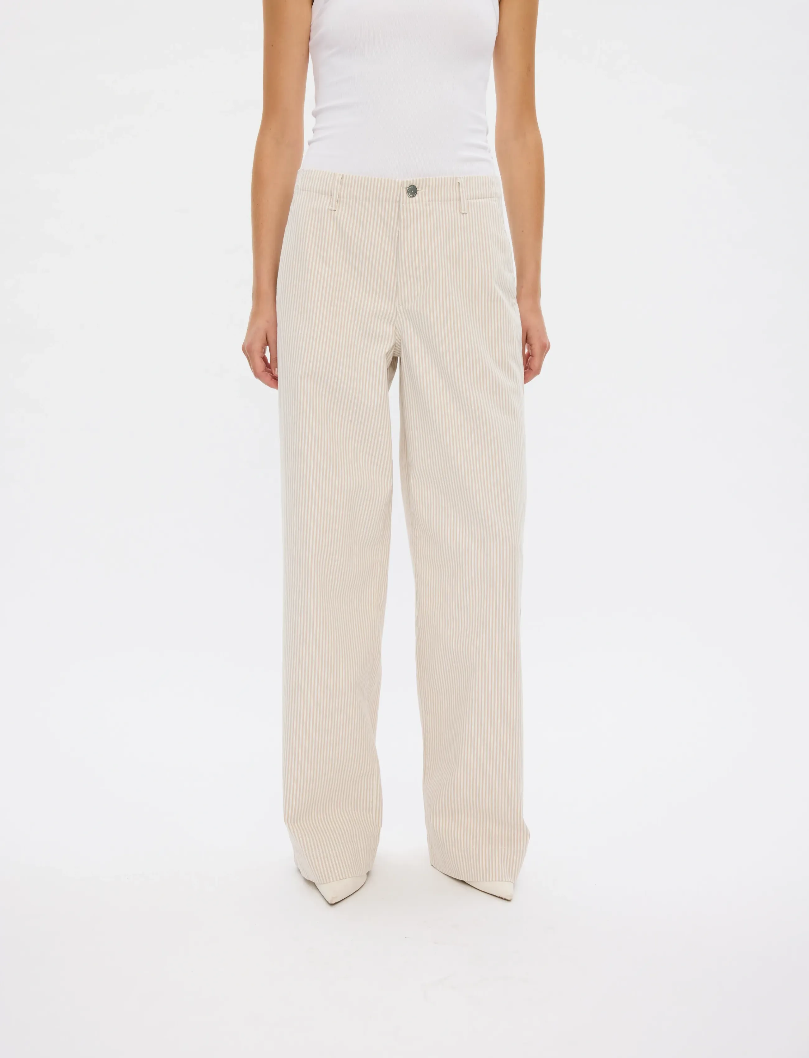 FIVEUNITS - EricaFV - festklær til outlet-priser - oat milk stripe - 3
