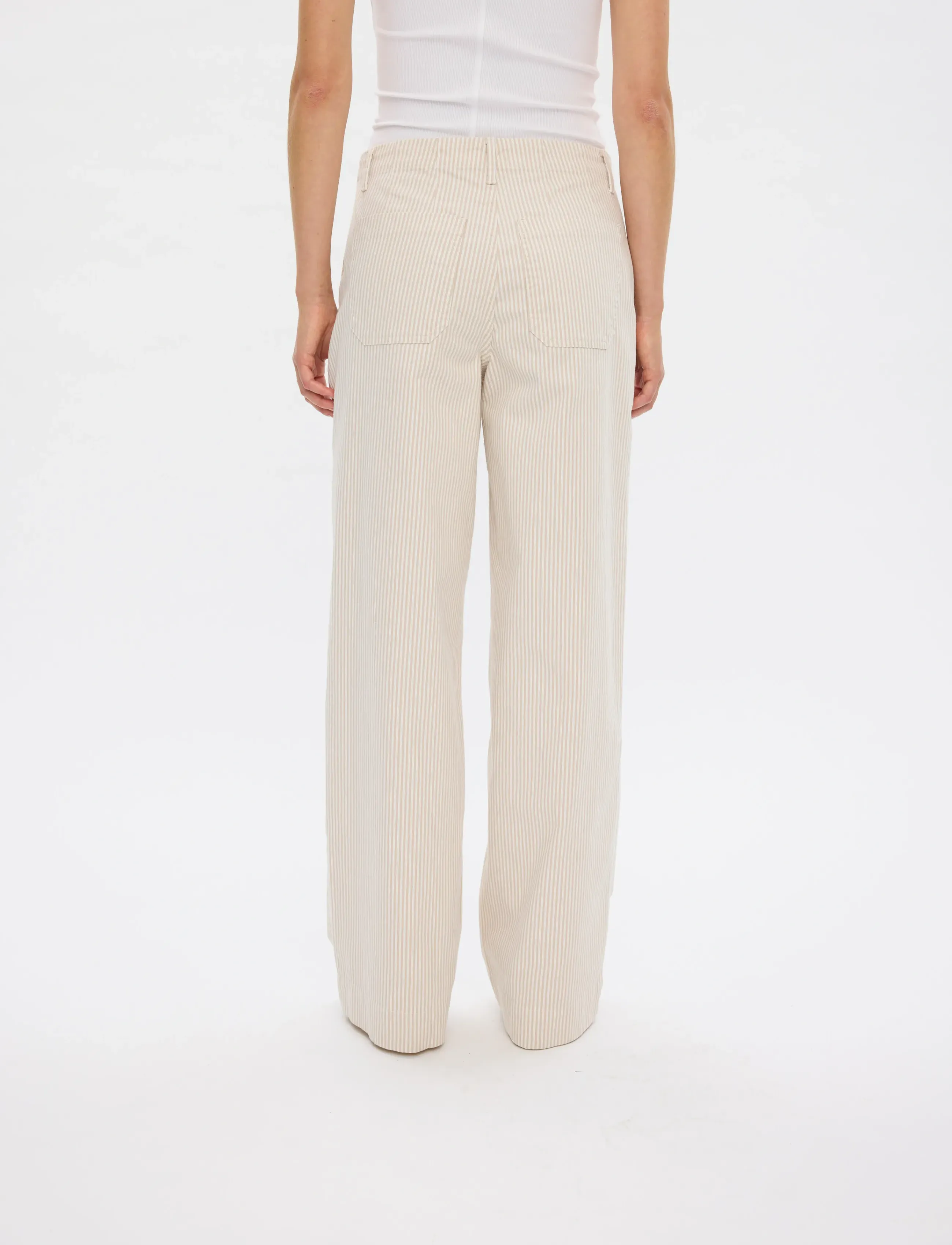 FIVEUNITS - EricaFV - festklær til outlet-priser - oat milk stripe - 4
