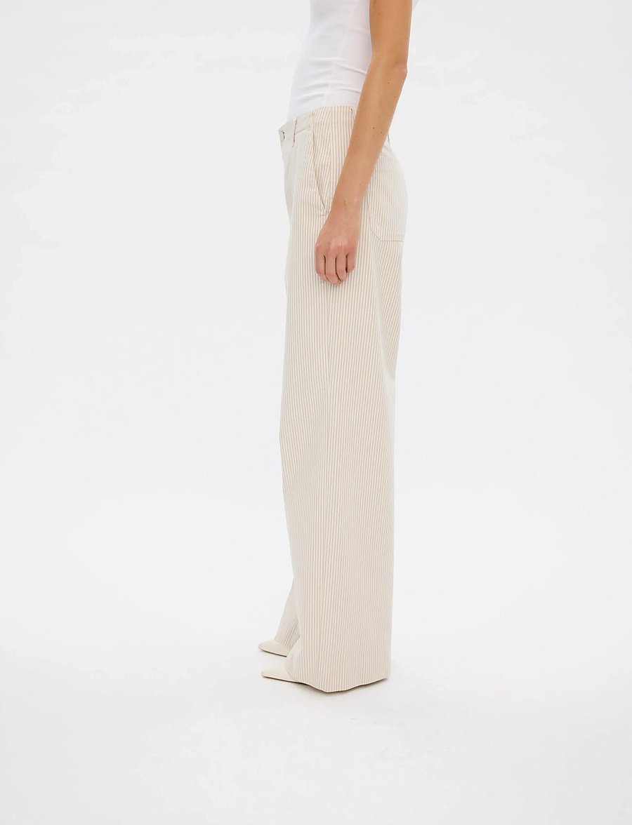 FIVEUNITS - EricaFV - vida byxor - oat milk stripe - 5