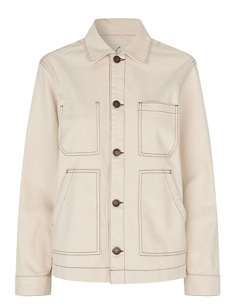 FIVEUNITS - StellaFV - jeansjackor - vanilla bean - 1