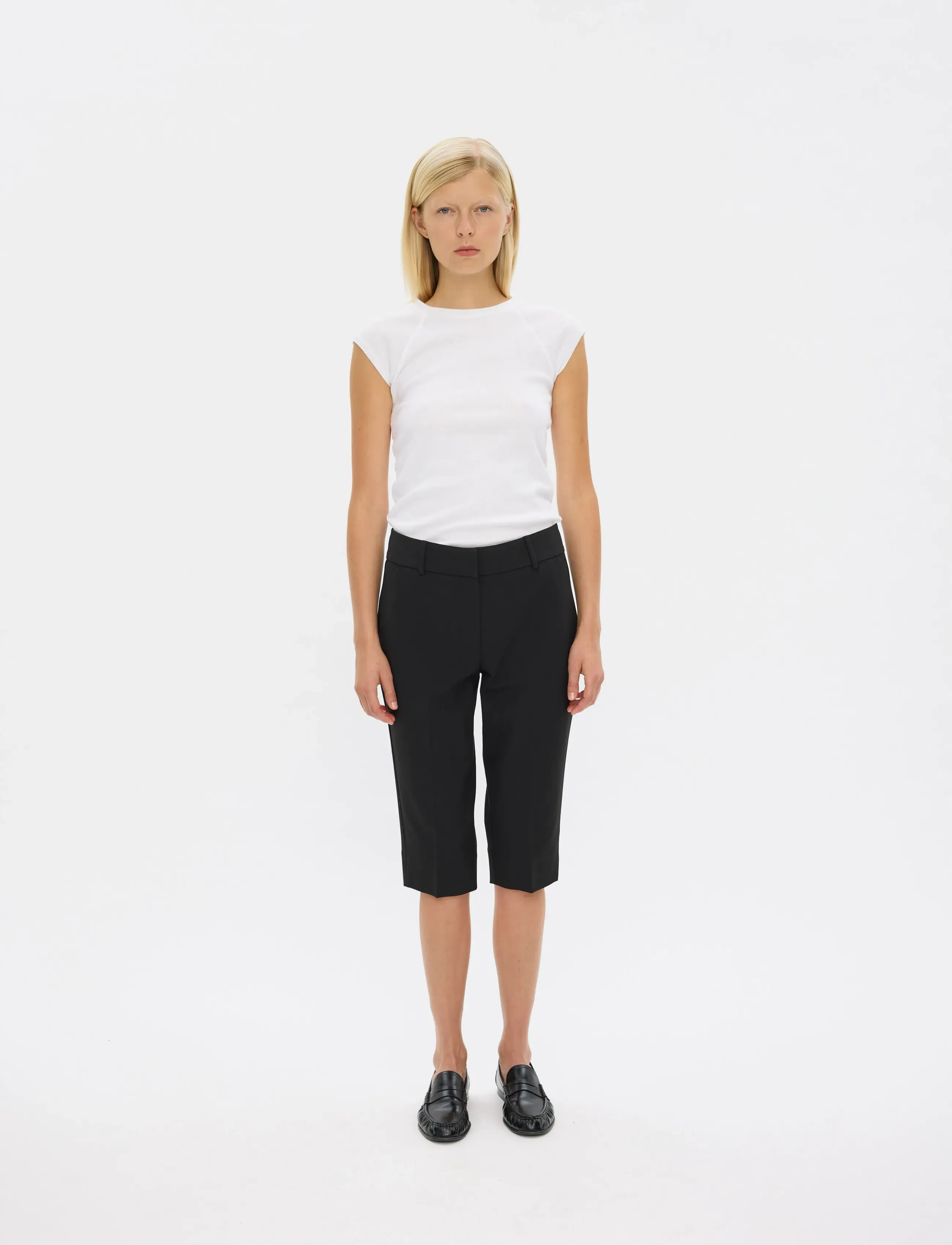 FIVEUNITS Clarafv Capri, 31, Black, Bukser > Capri-Bukser, Dame
