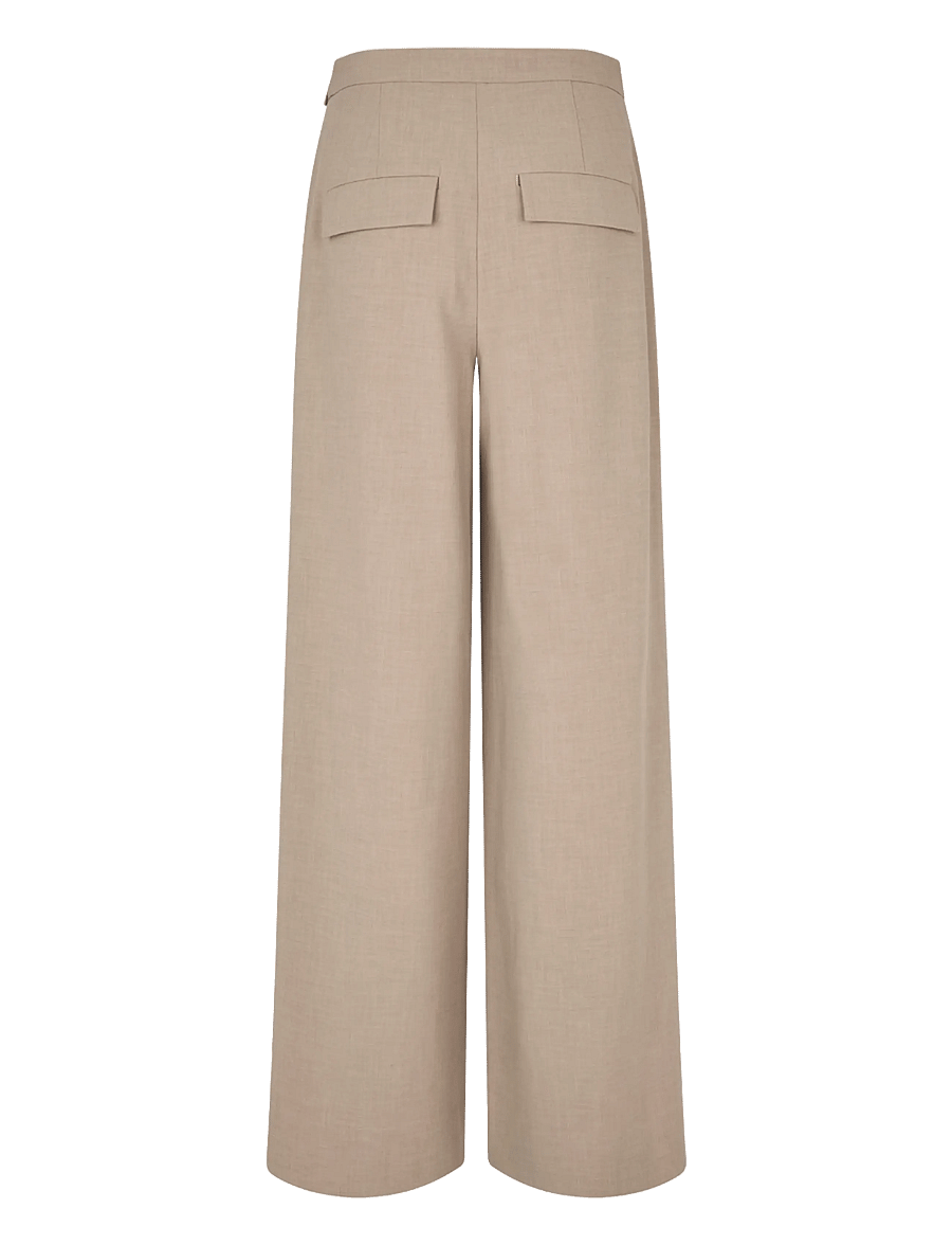 FIVEUNITS - UmaFV - hosen mit weitem bein - latte melange - 2