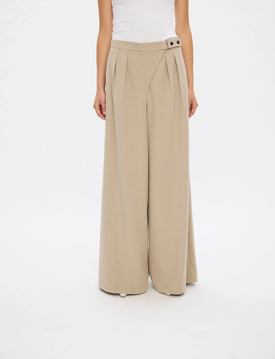 FIVEUNITS - UmaFV - hosen mit weitem bein - latte melange - 3