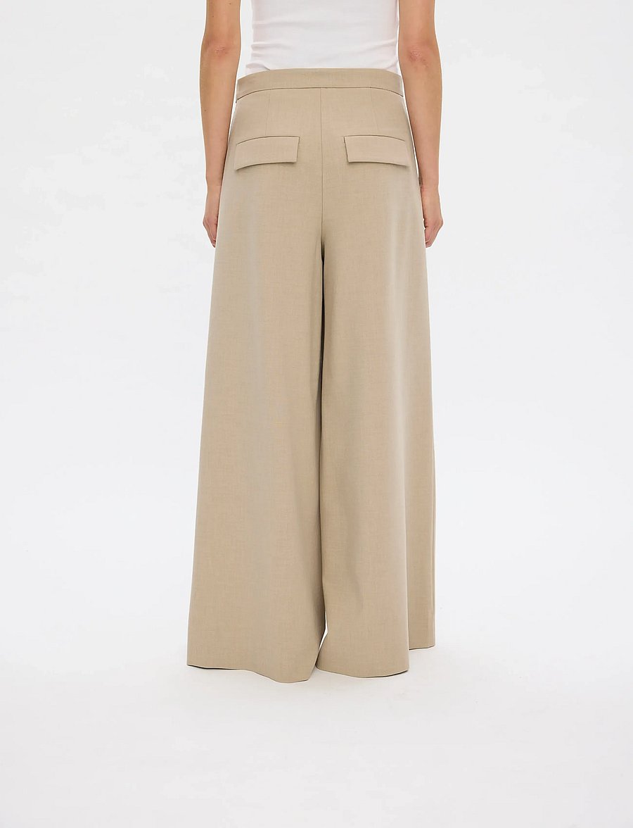 FIVEUNITS - UmaFV - hosen mit weitem bein - latte melange - 4