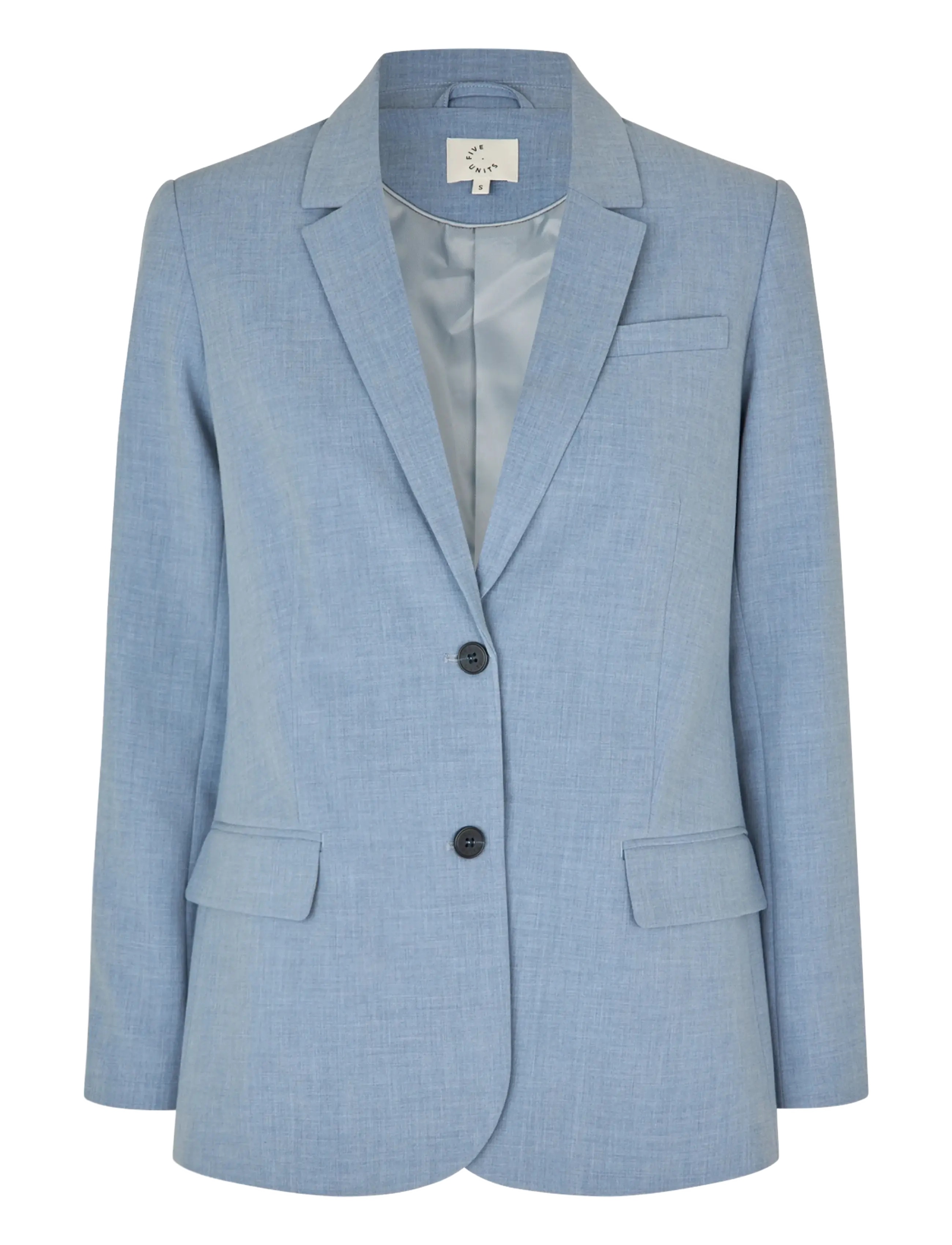FIVEUNITS - HannahFV - single breasted blazers - dawn blue - 1