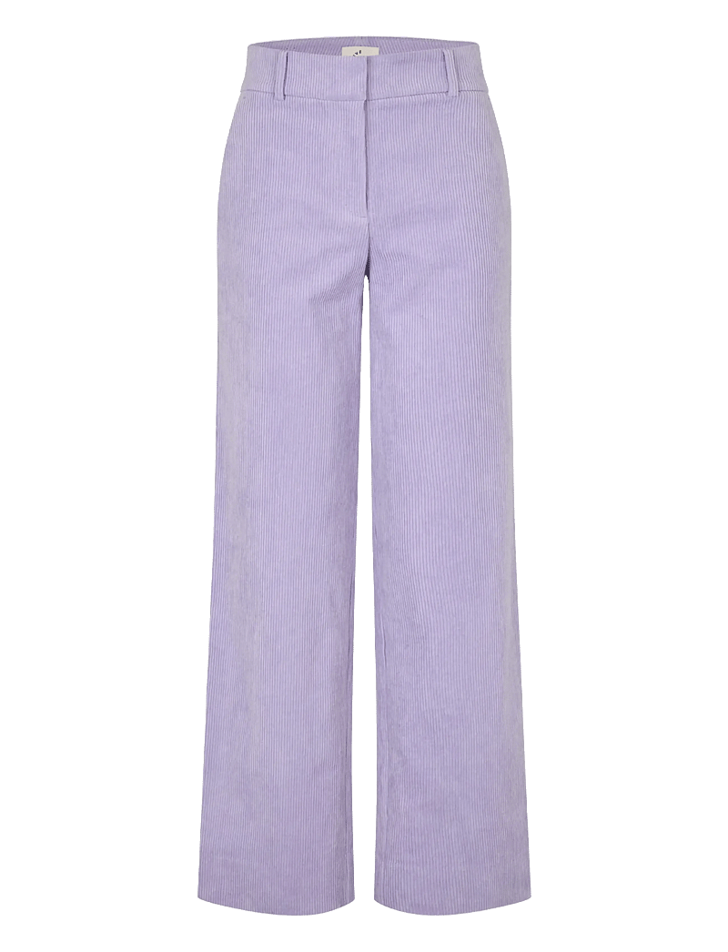 FIVEUNITS - DenaFV - bukser med brede ben - lavender corduroy - 1