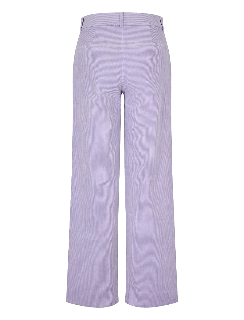 FIVEUNITS - DenaFV - bukser med brede ben - lavender corduroy - 2