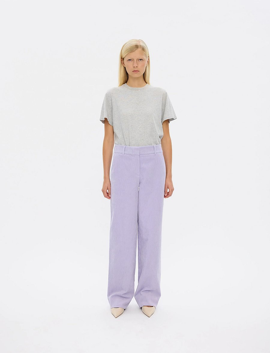 FIVEUNITS - DenaFV - hosen mit weitem bein - lavender corduroy - 0