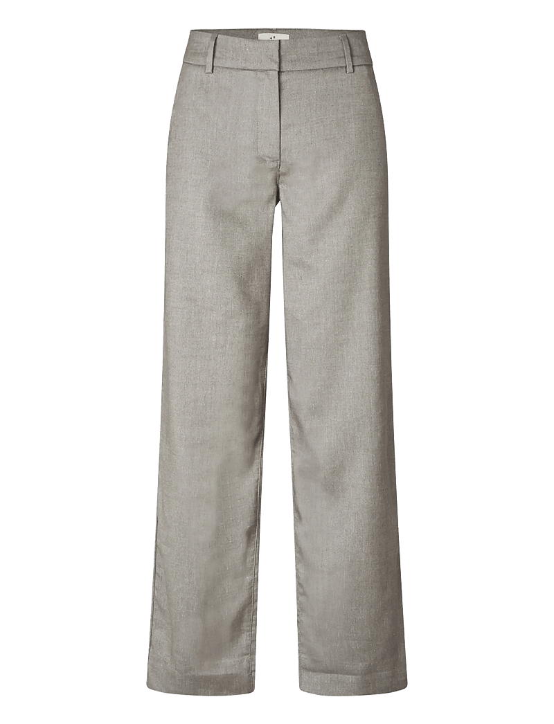 FIVEUNITS - DenaFV - bukser med brede ben - olive mist - 1