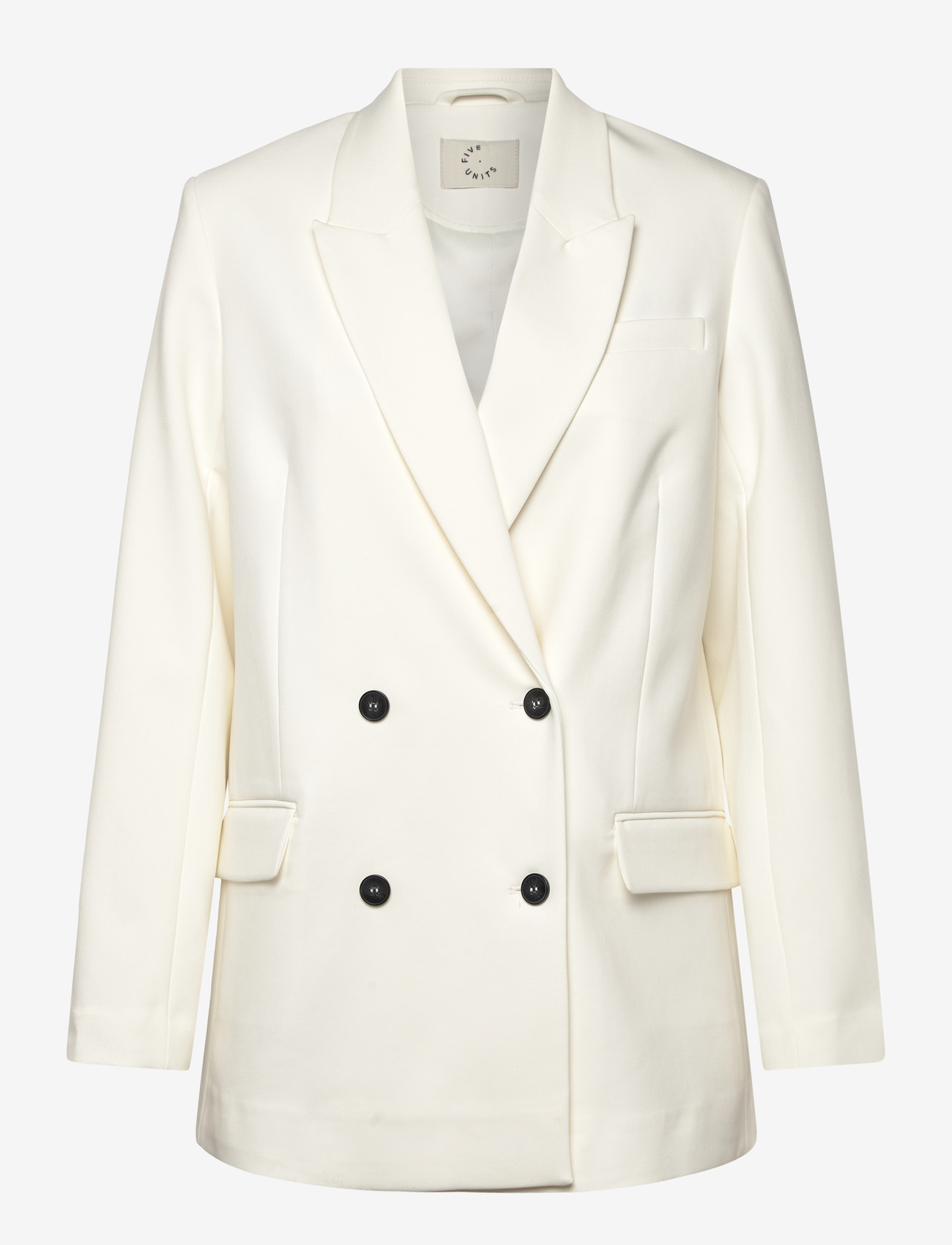 FIVEUNITS - FridaFV - dobbeltradede blazere - cream - 0