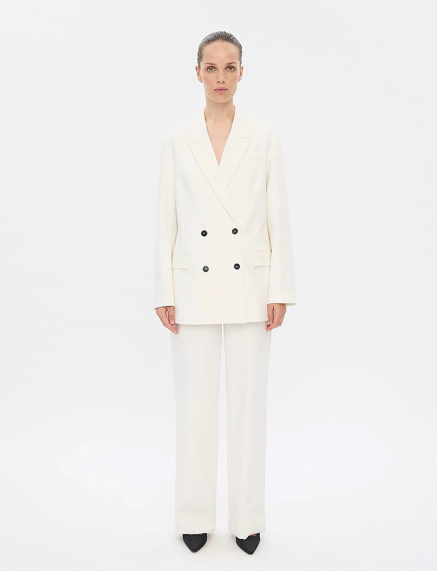 FIVEUNITS - FridaFV - zweireihige blazer - cream - 0