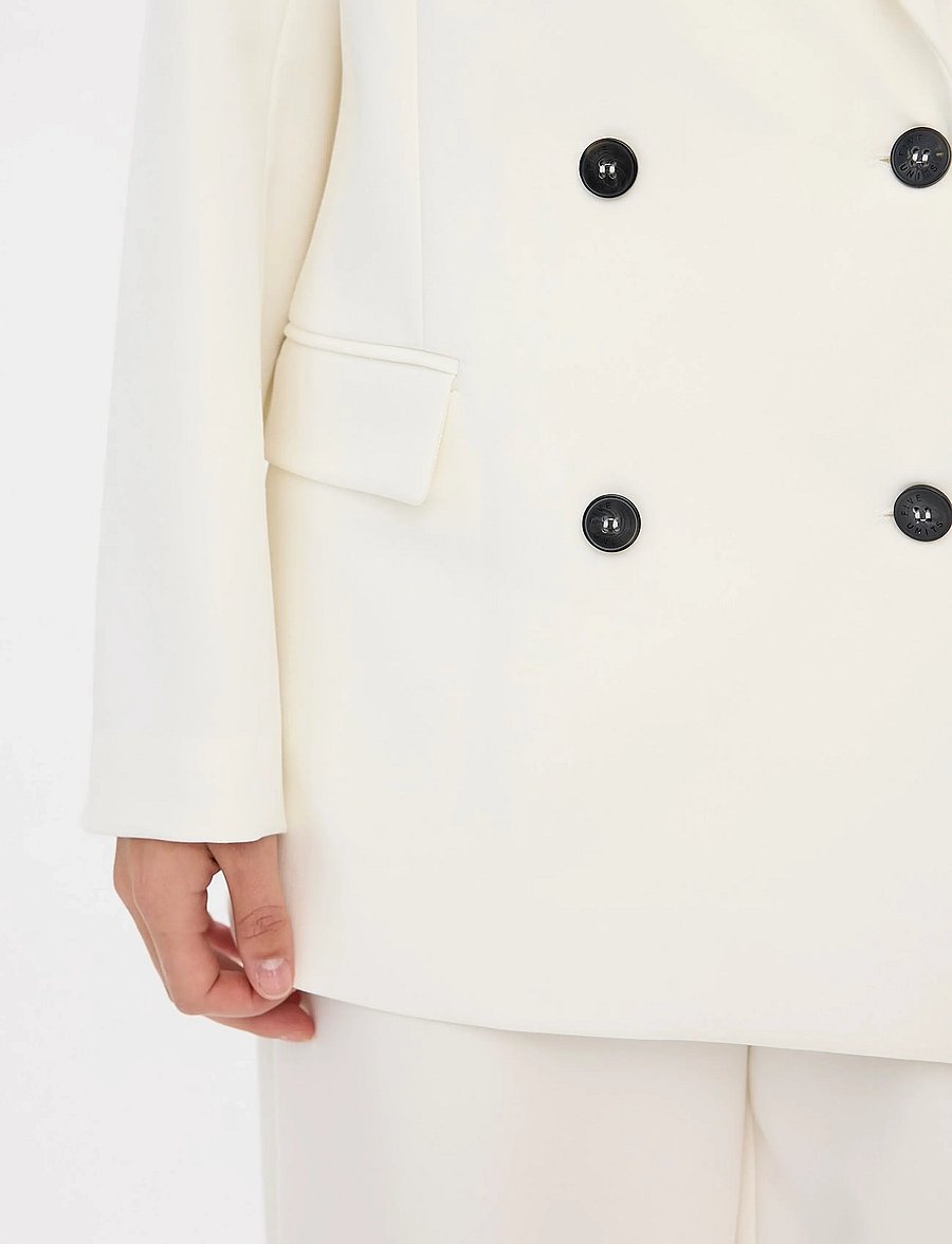 FIVEUNITS - FridaFV - zweireihige blazer - cream - 3