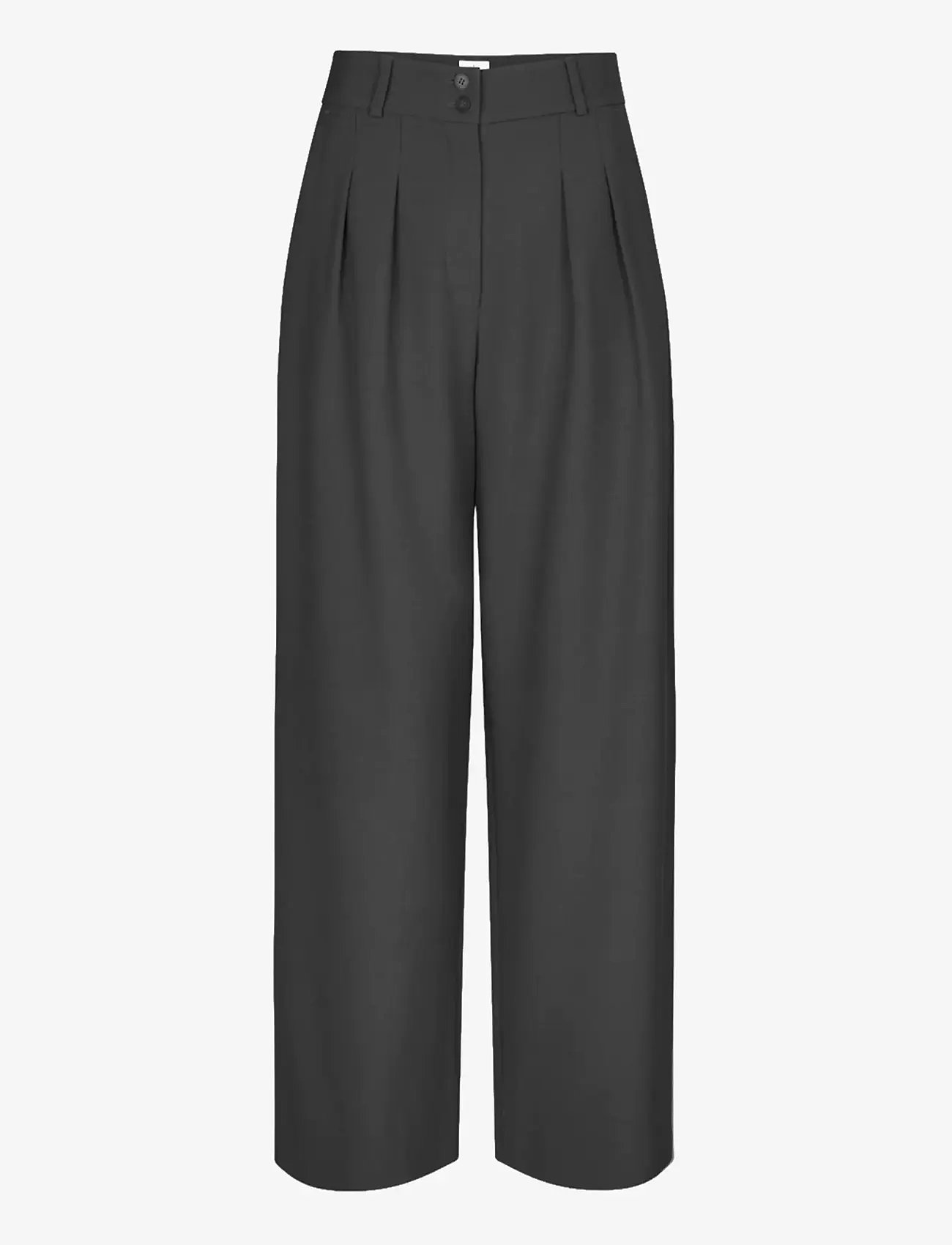 FIVEUNITS - KarenFV - wide leg trousers - charcoal melange - 0