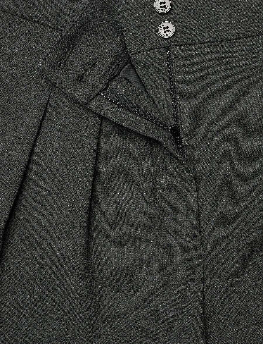 FIVEUNITS - KarenFV - hosen mit weitem bein - charcoal melange - 3