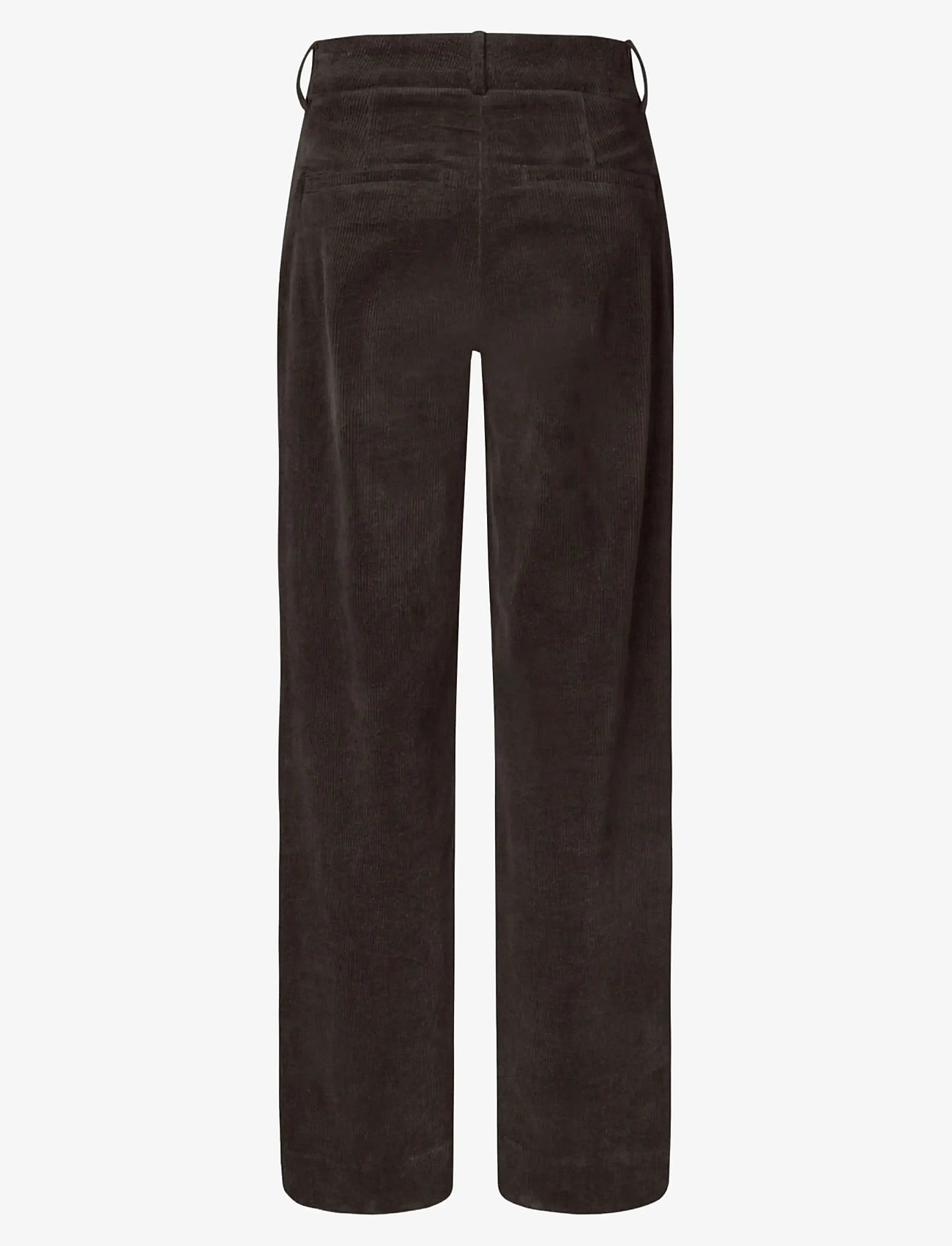 FIVEUNITS - DenaFV - wide leg trousers - dark coffee corduroy - 1
