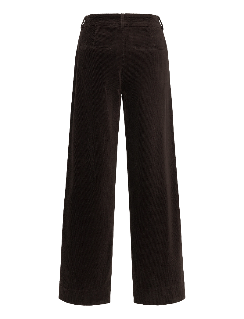 FIVEUNITS - DenaFV - hosen mit weitem bein - dark coffee corduroy - 1