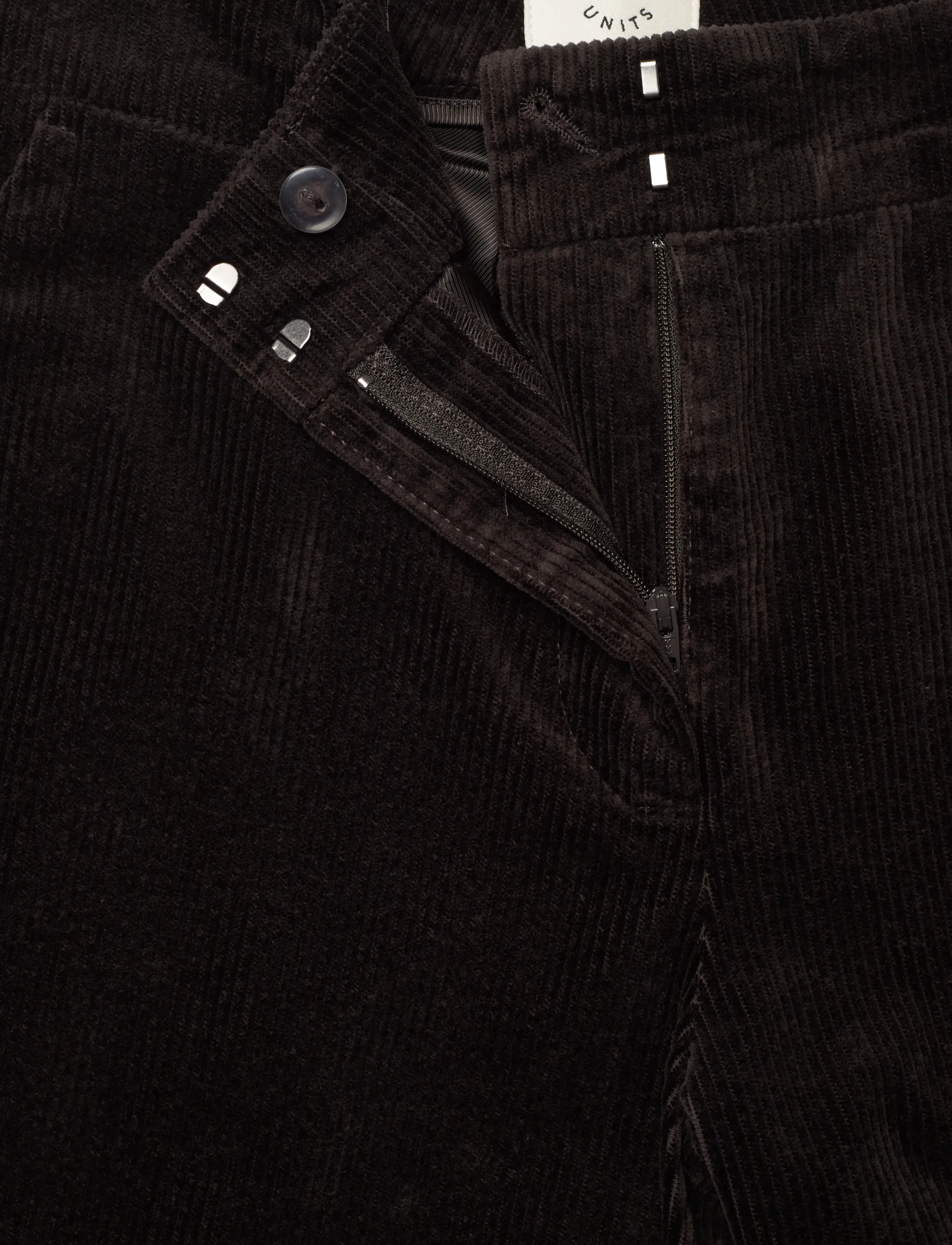FIVEUNITS - DenaFV - bukser med brede ben - dark coffee corduroy - 3