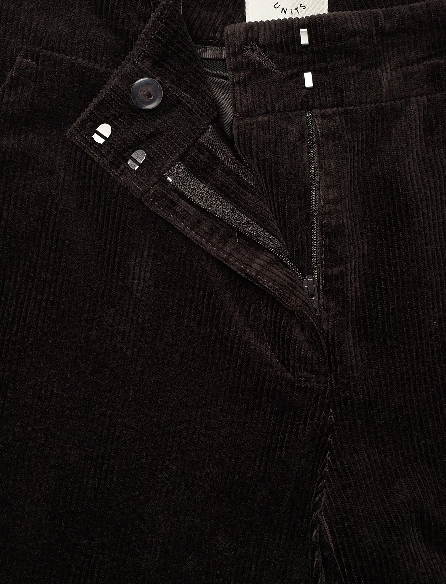 FIVEUNITS - DenaFV - hosen mit weitem bein - dark coffee corduroy - 3