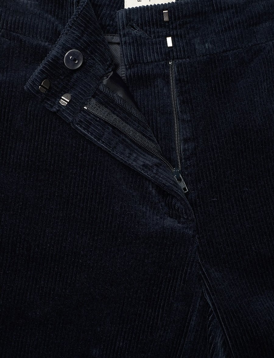 FIVEUNITS - DenaFV - bukser med brede ben - navy corduroy - 3