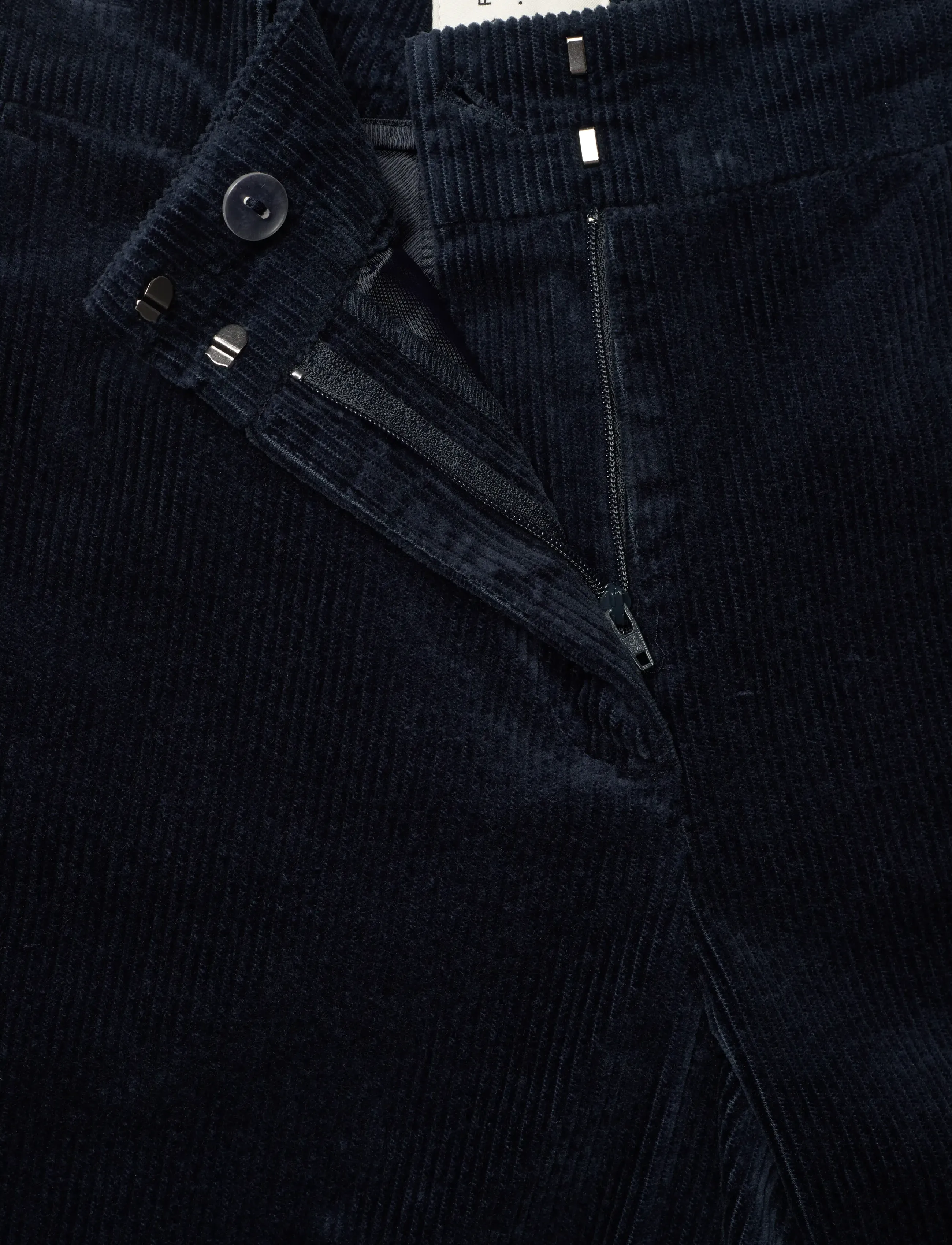 FIVEUNITS - DenaFV - bukser med brede ben - navy corduroy - 3