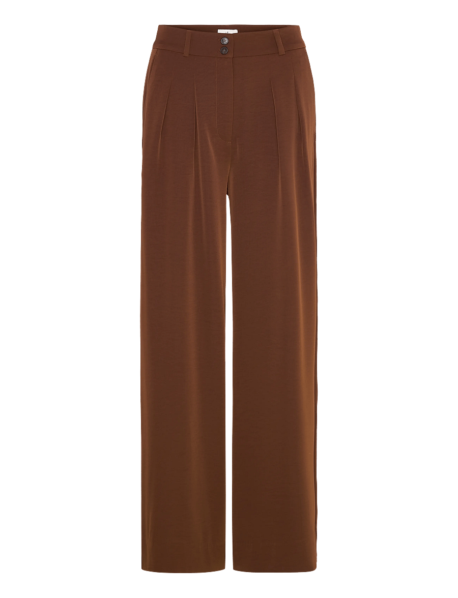 FIVEUNITS - KarenFV - hosen mit weitem bein - brown roast - 1