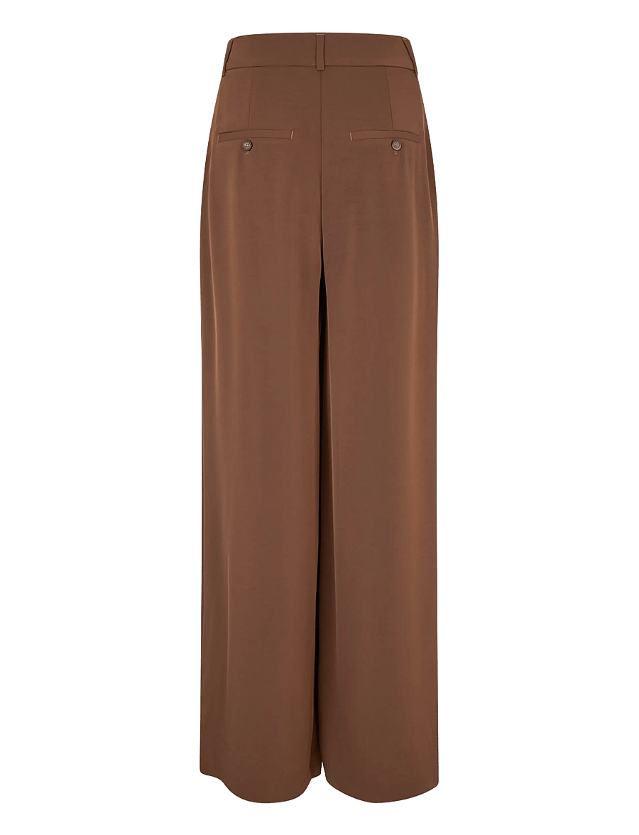 FIVEUNITS - KarenFV - hosen mit weitem bein - brown roast - 2