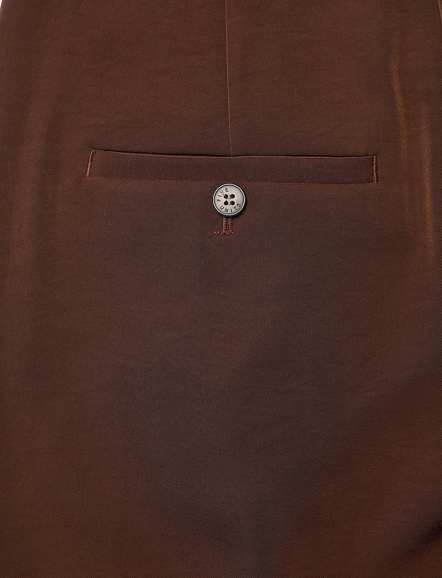 FIVEUNITS - KarenFV - hosen mit weitem bein - brown roast - 5