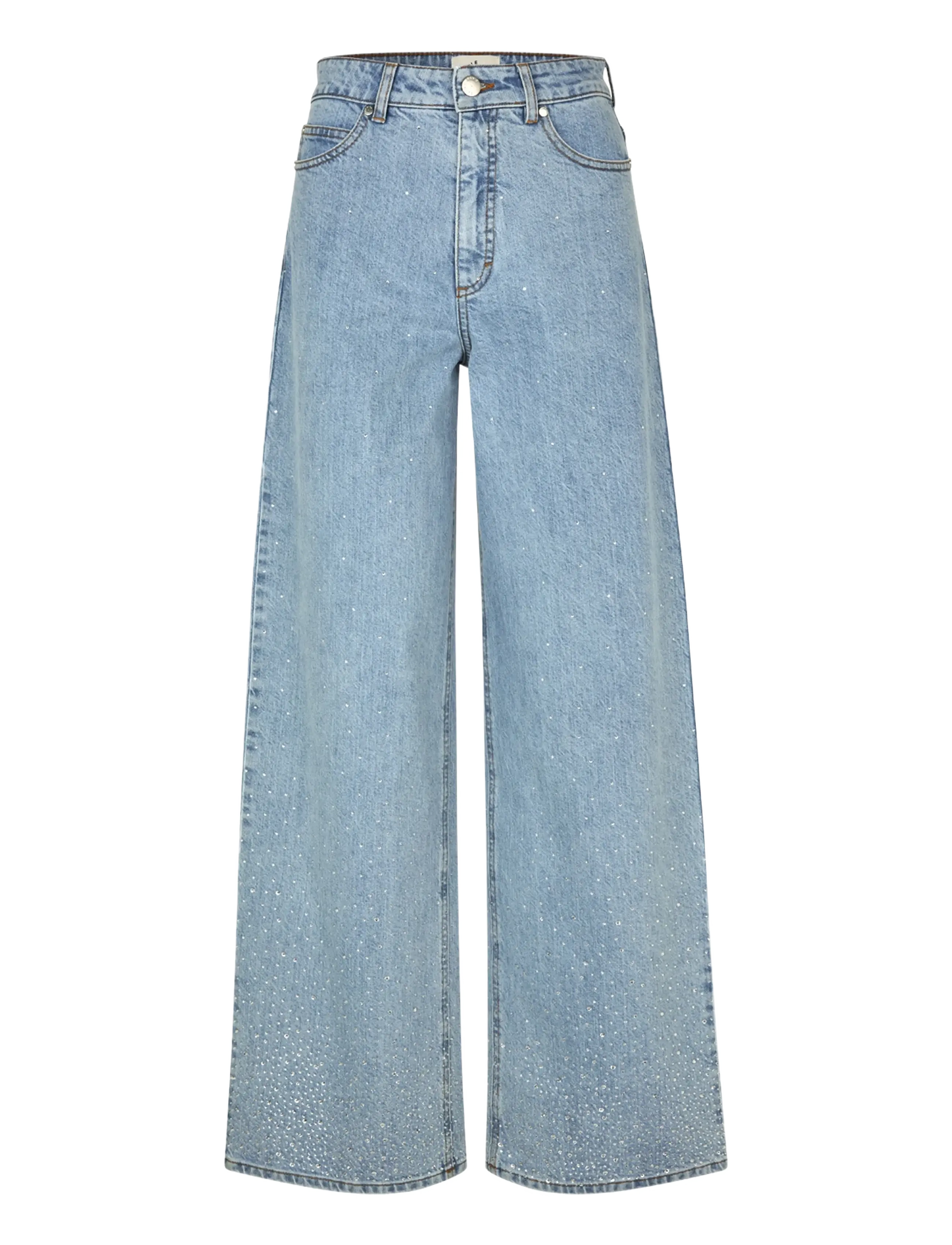 FIVEUNITS AbbyFV - Jeans - LIGHT RINSE RHINESTONE / blue