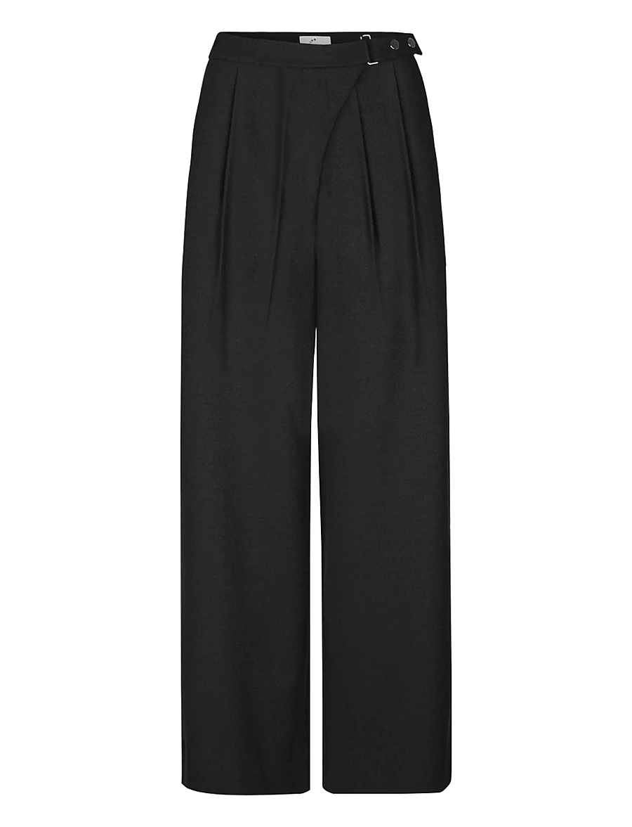 FIVEUNITS - UmaFV - hosen mit weitem bein - black - 1