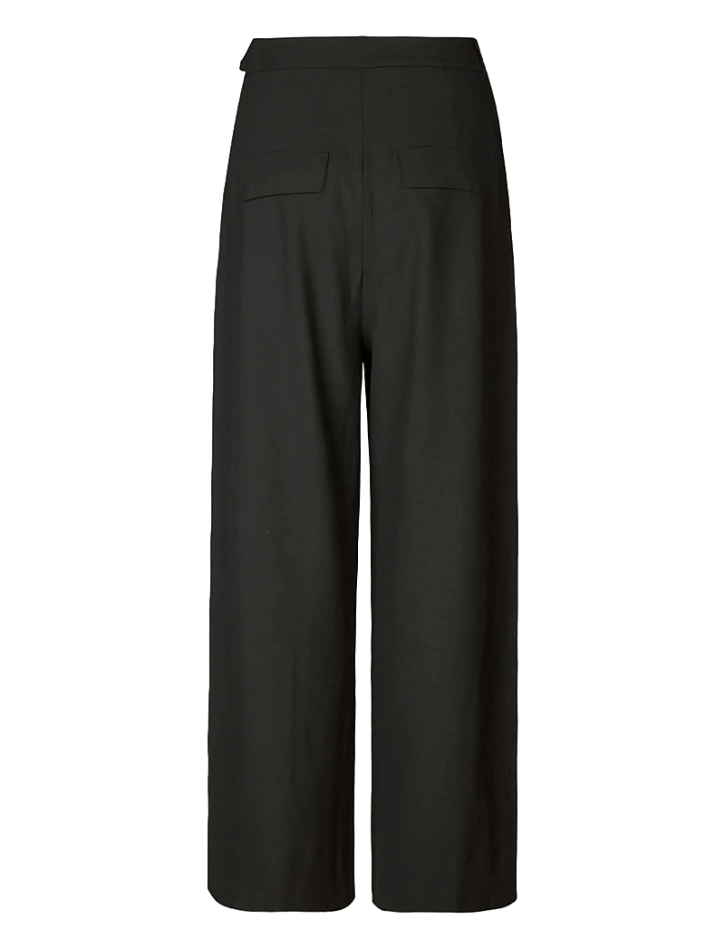 FIVEUNITS - UmaFV - bukser med brede ben - black - 2