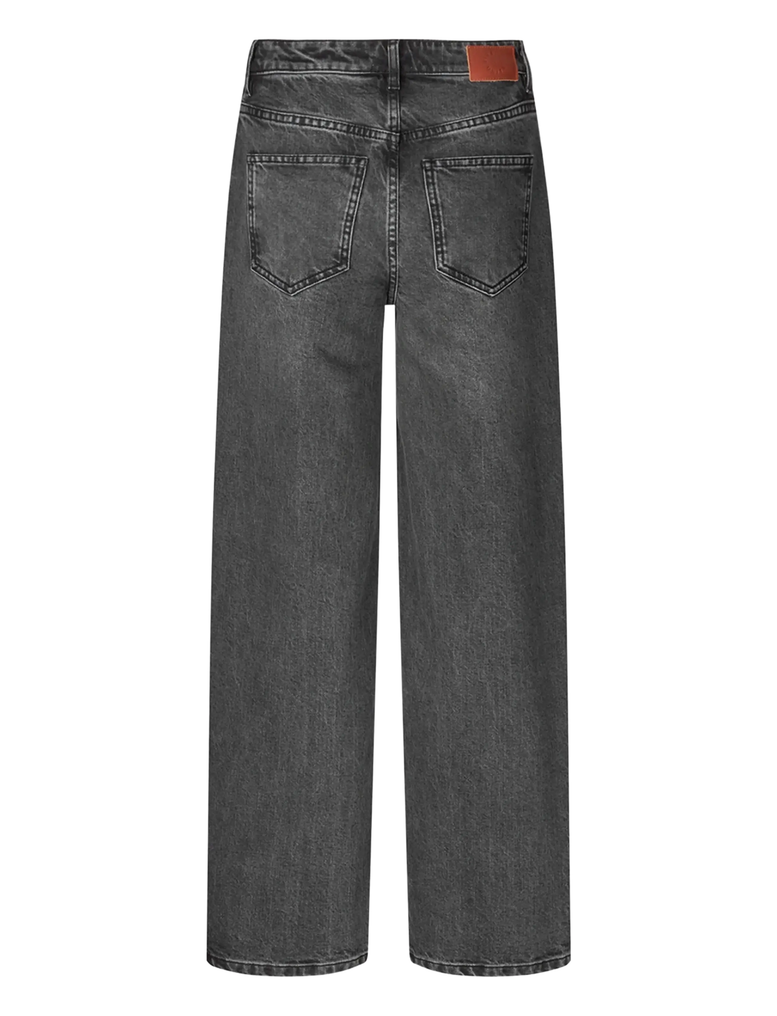 FIVEUNITS - BillieFV - hosen mit weitem bein - worn-in black - 2