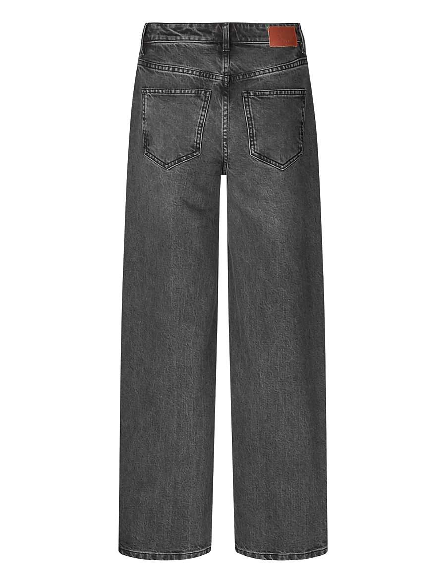 FIVEUNITS - BillieFV - hosen mit weitem bein - worn-in black - 2