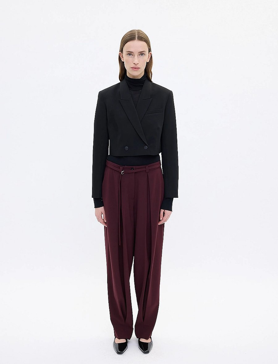Five Units - LanaFV 136 - bukser med lige ben - maroon - 0
